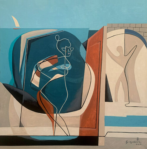 We are on the journey by Bernard Simunovic, Painting for Sale on Singulart