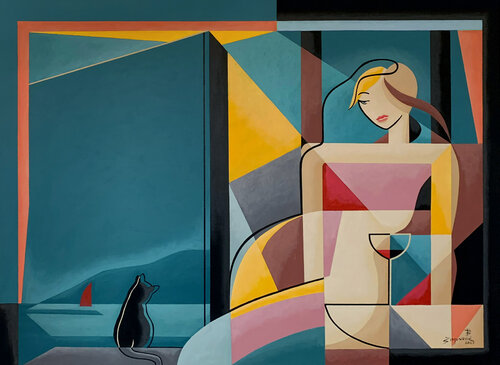 Moments Beyond Time van Bernard Simunovic, Schilderij te koop op Singulart