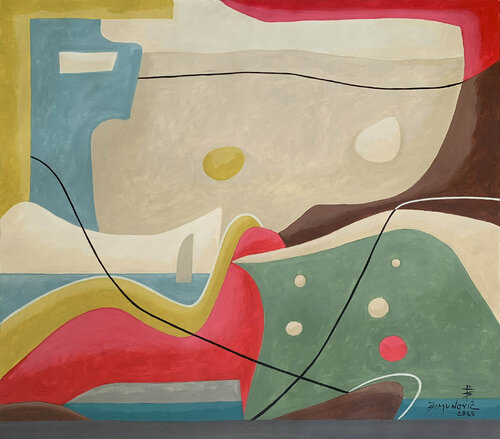 Stillness in Motion di Bernard Simunovic, Pittura in vendita su Singulart