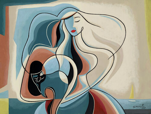 Silent Harmony van Bernard Simunovic, Schilderij te koop op Singulart