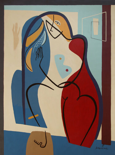 “Adam & Eve” by Jean Cocteau Poster 1989 Adam & Eve” by Jean Cocteau Poster 1989