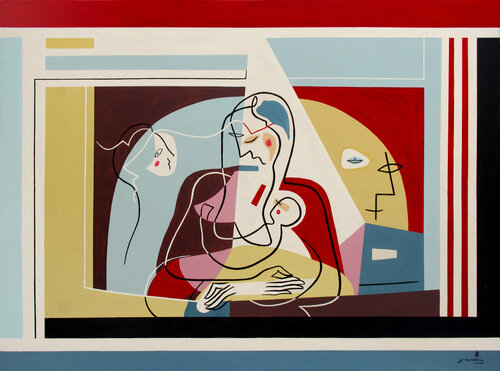 It's All About Love van Bernard Simunovic, Schilderij te koop op Singulart