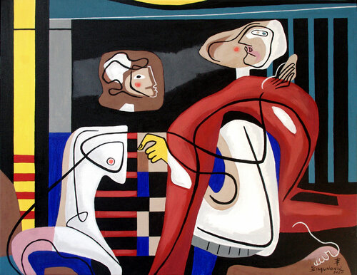 Last Samurai van Bernard Simunovic, Schilderij te koop op Singulart