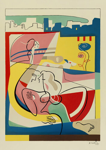 city view park van Bernard Simunovic, Schilderij te koop op Singulart