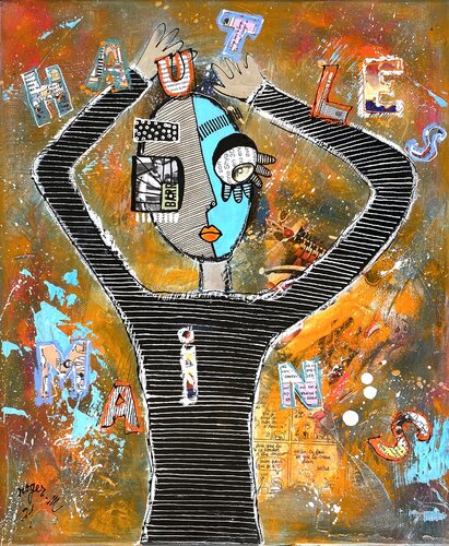 Haut les Mains van RogerM, Schilderij te koop op Singulart