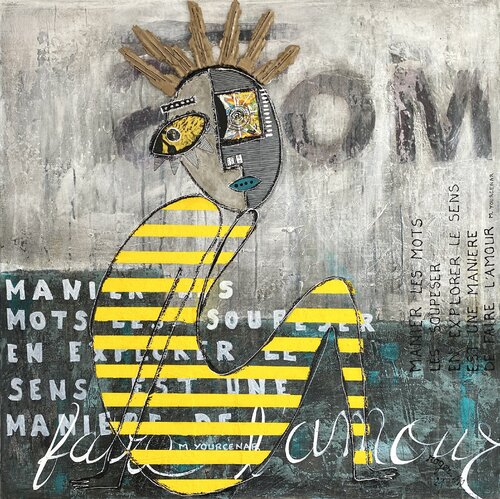 Le Sens des Mots... von RogerM, Malerei kaufen auf Singulart