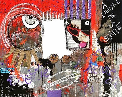 L'Heure de la Sortie van RogerM, Schilderij te koop op Singulart