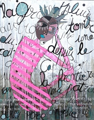 Naître à la Pluie di RogerM, Pittura in vendita su Singulart
