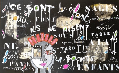 Les Enfants Sages van RogerM, Schilderij te koop op Singulart