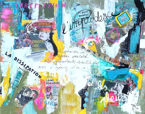 L'Amour ou l'Irréflexion (encadrée) par RogerM, Peinture en vente sur Singulart