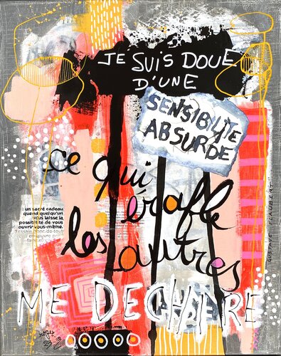 Une Sensibilité Absurde by RogerM, Painting for Sale on Singulart