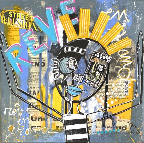 Rêve en Grand van RogerM, Schilderij te koop op Singulart