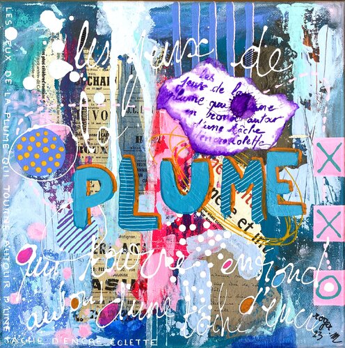 Les Jeux de la Plume von RogerM, Malerei kaufen auf Singulart