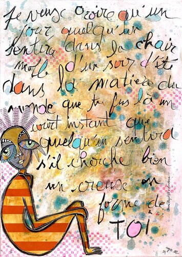Que tu fus là... by RogerM, 회화 for Sale on Singulart