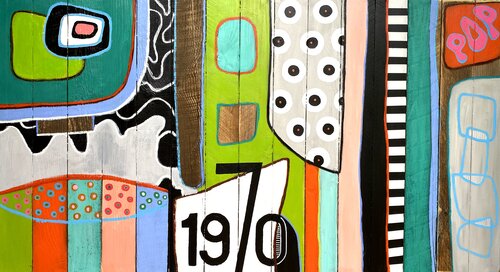 1970 by RogerM, 회화 for Sale on Singulart