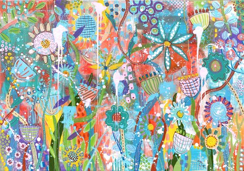 Exubérances... di RogerM, Pittura in vendita su Singulart