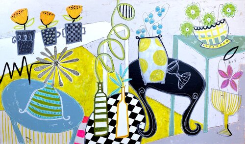 Symphonie Acidulée by RogerM, 회화 for Sale on Singulart