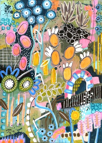 Demain, mon Jardin von RogerM, Malerei kaufen auf Singulart