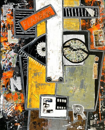 Flânerie by RogerM, 회화 for Sale on Singulart