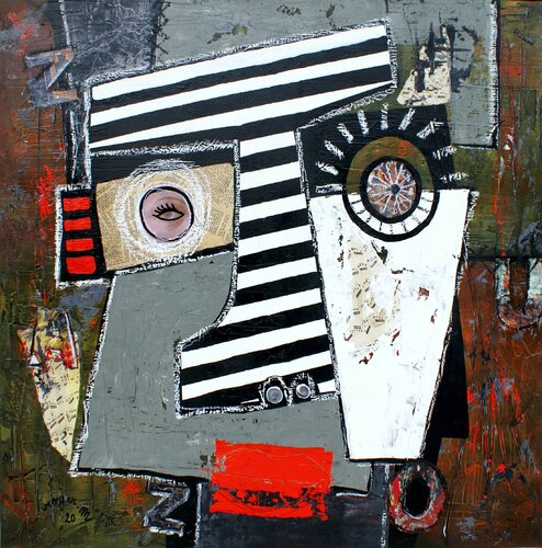 Zazou by RogerM, 회화 for Sale on Singulart