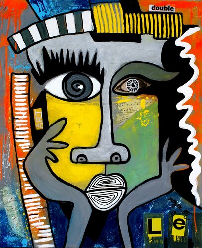 Le Double by RogerM, 회화 for Sale on Singulart