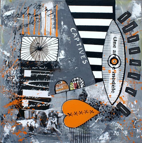 Paroles Captives von RogerM, Malerei kaufen auf Singulart