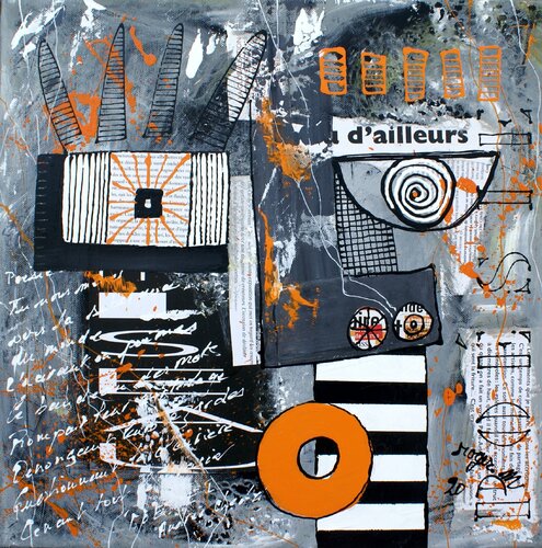 Poésie von RogerM, Malerei kaufen auf Singulart