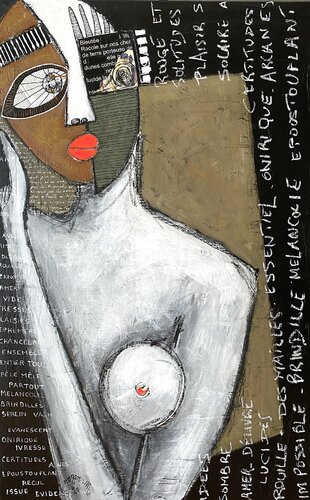 Au milieu des Mots van RogerM, Schilderij te koop op Singulart