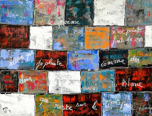 Le Mur du Poète van RogerM, Schilderij te koop op Singulart