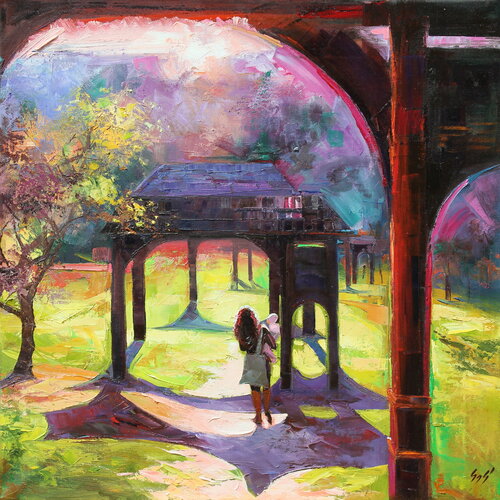 Return home von Éva Szakács, Malerei kaufen auf Singulart