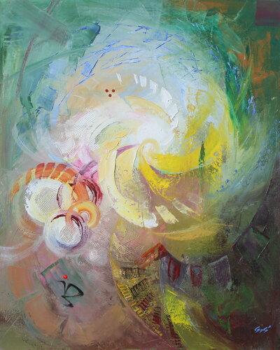 Dimensions I. di Éva Szakács, Pittura in vendita su Singulart