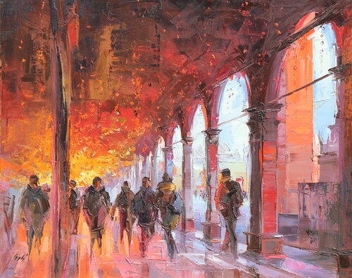 Advent in Venice von Éva Szakács, Malerei kaufen auf Singulart
