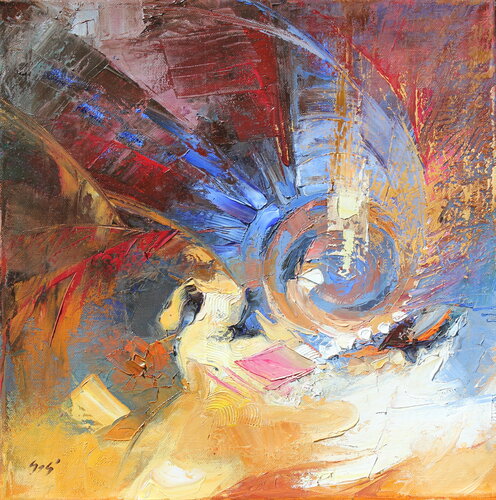 Spotlight by Éva Szakács, 油畫 for Sale on Singulart