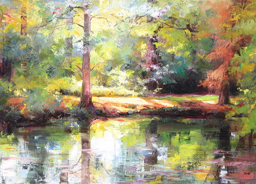 Light filtering through the foliage Éva Szakács