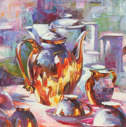 Reflections par Éva Szakács, Peinture en vente sur Singulart