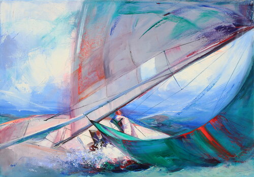 Dynamic balance von Éva Szakács, Malerei kaufen auf Singulart