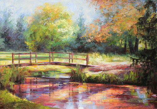 Szigliget van Éva Szakács, Schilderij te koop op Singulart