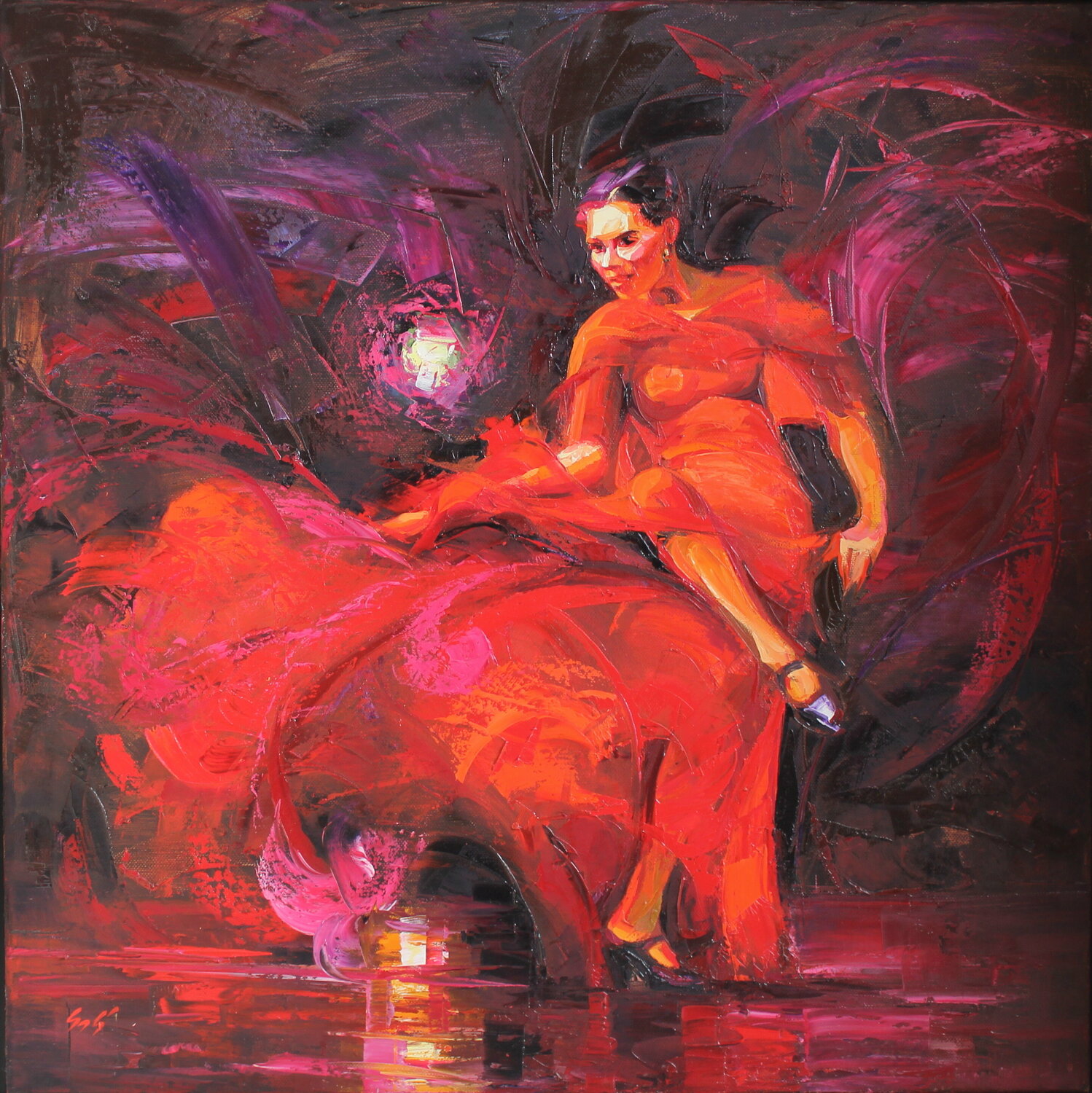 Flamenco dancer Éva Szakács