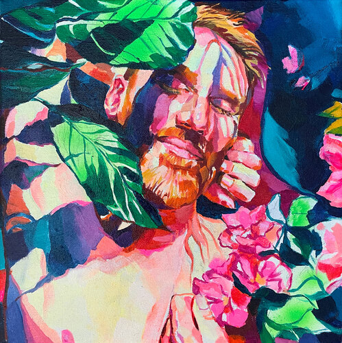 Morning in the Garden van Joanna Pilarczyk, Schilderij te koop op Singulart