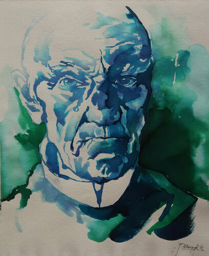 Portrait of Victor van Joanna Pilarczyk, Werk op papier te koop op Singulart