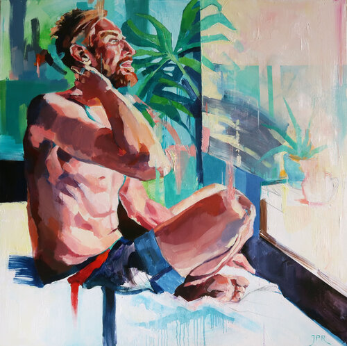 Dreaming flowers van Joanna Pilarczyk, Schilderij te koop op Singulart