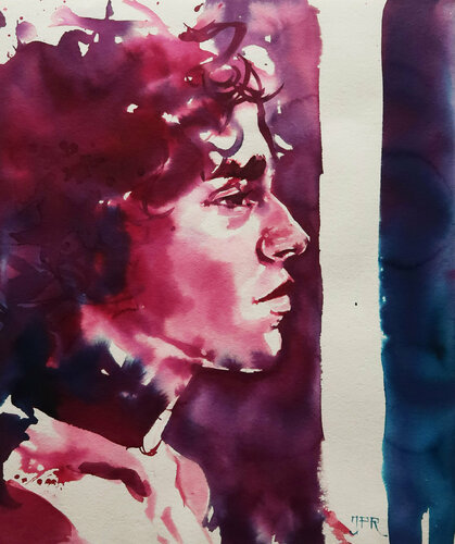 Portrait of Jamie van Joanna Pilarczyk, Werk op papier te koop op Singulart