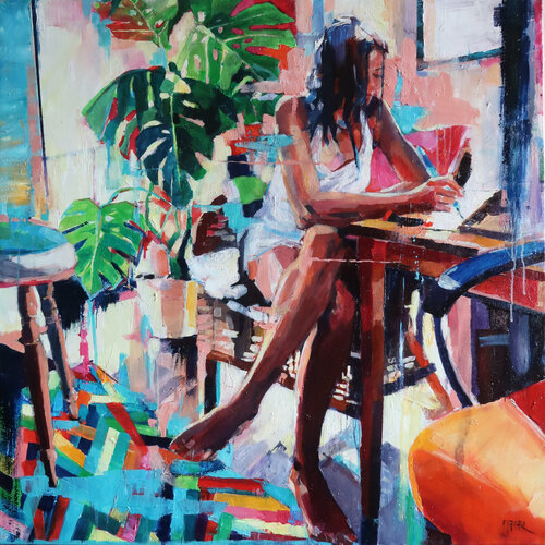 In the studio van Joanna Pilarczyk, Schilderij te koop op Singulart