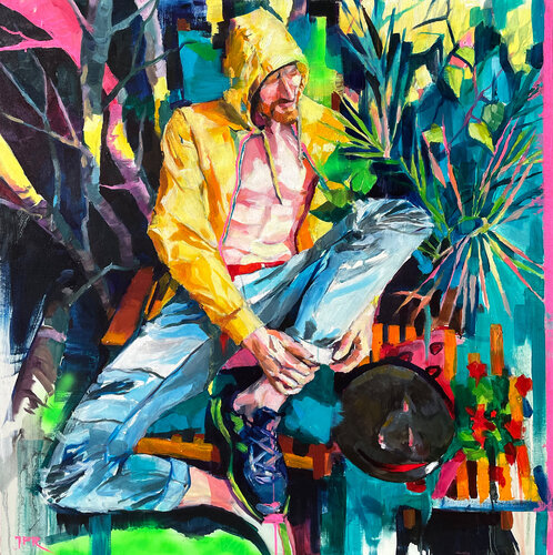 In Yellow di Joanna Pilarczyk, Pittura in vendita su Singulart
