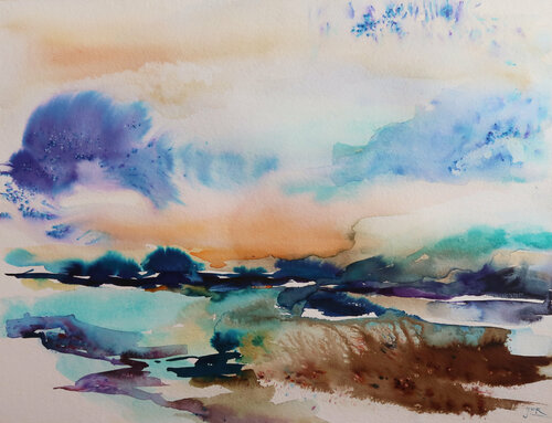 Morning Light van Joanna Pilarczyk, Werk op papier te koop op Singulart