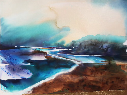 Winter Sky by Joanna Pilarczyk, Work on Paper for Sale on Singulart