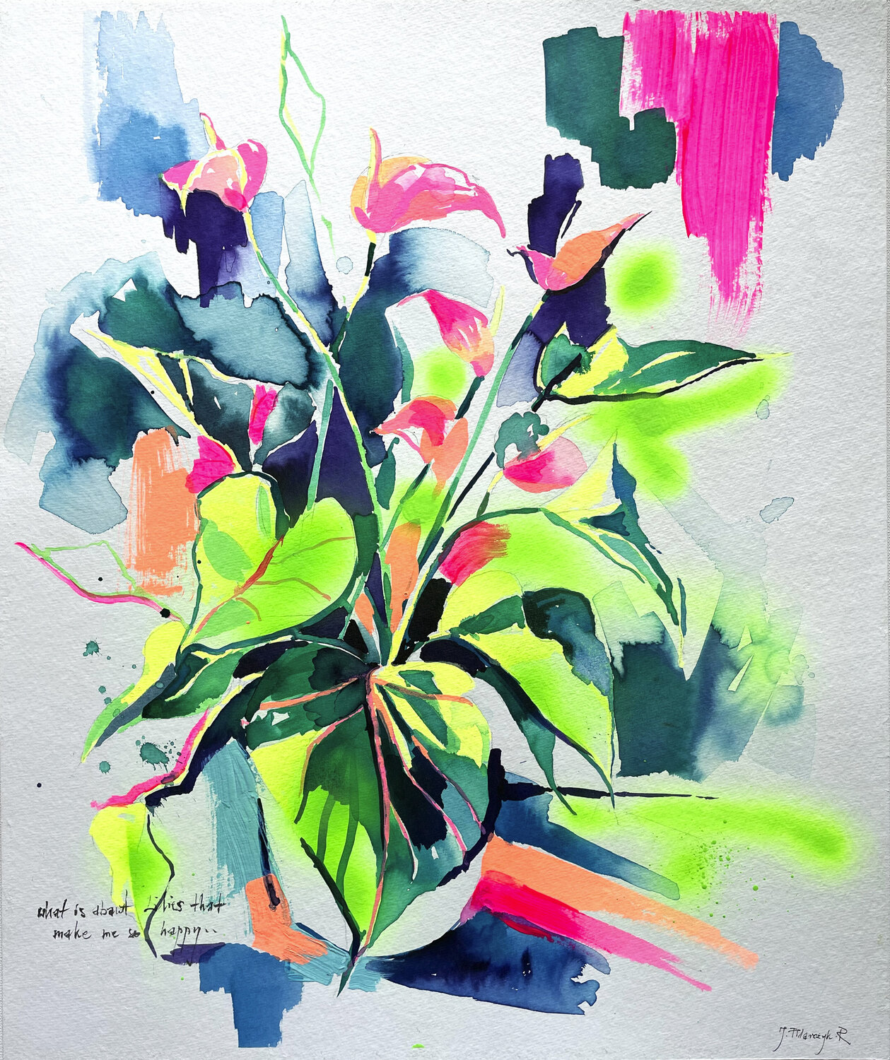 Lilies study Joanna Pilarczyk