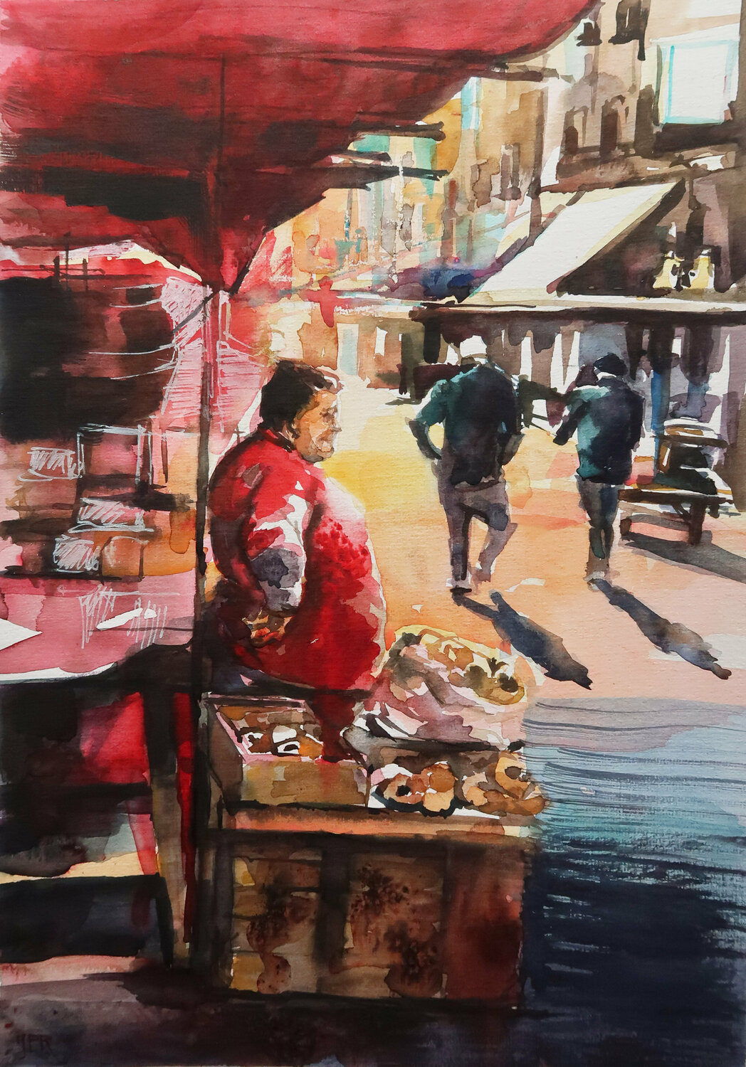 A woman with bagels Joanna Pilarczyk