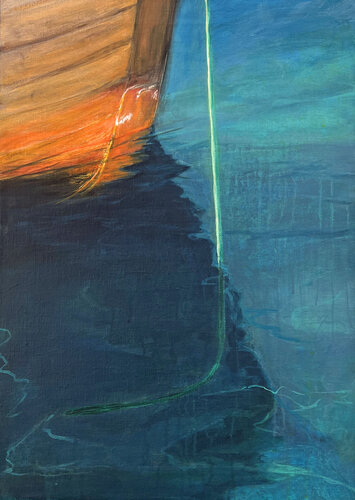 Nusfjord i Lofoten par Hasso Heybrock, Peinture en vente sur Singulart