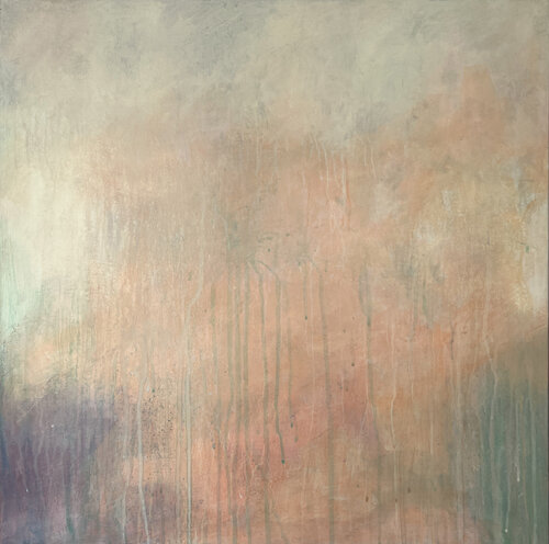 think pink. be happy. by Hasso Heybrock, Painting for Sale on Singulart